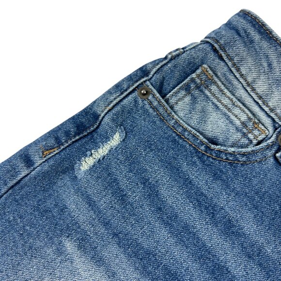 Project Rebel Juniors Size 3 Denim Jean Booty Shorts Distressed Cutoffs Frayed - Picture 7 of 11